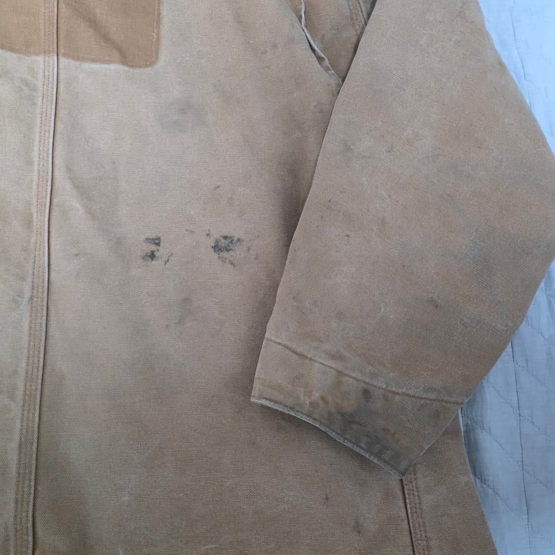 [50] 00s 빈티지 칼하트 C01 BRN 트래쉬드 워크 초어자켓 상품이미지7