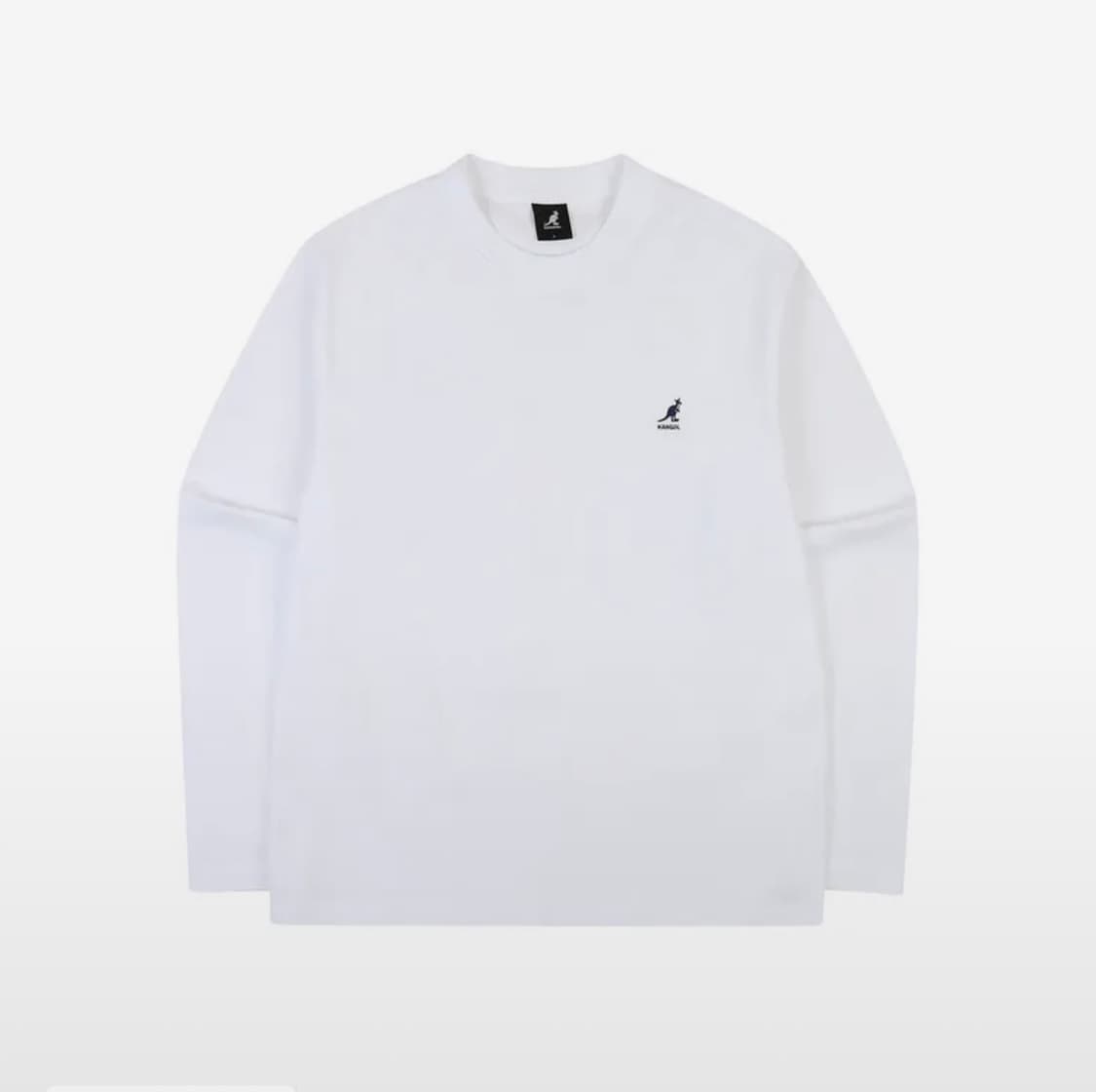[미개봉 새상품]캉골 베이직 롱슬리브 티셔츠 3529 화이트 상품이미지1