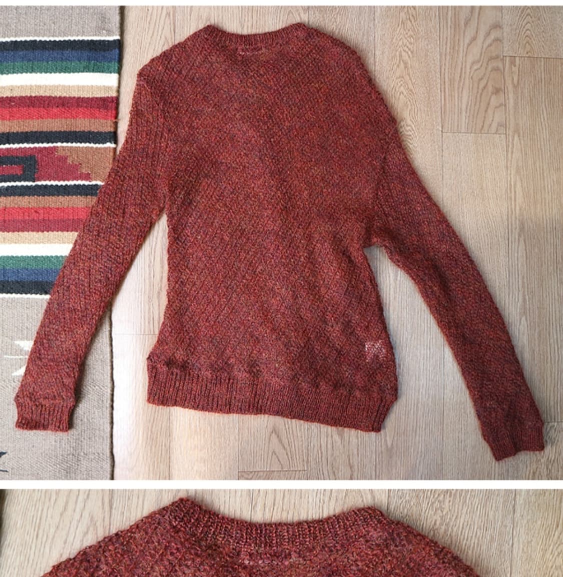 일본판 Plantation 이세이미야케 산하 브랜드 모헤어 시스루
가디건 상품이미지4