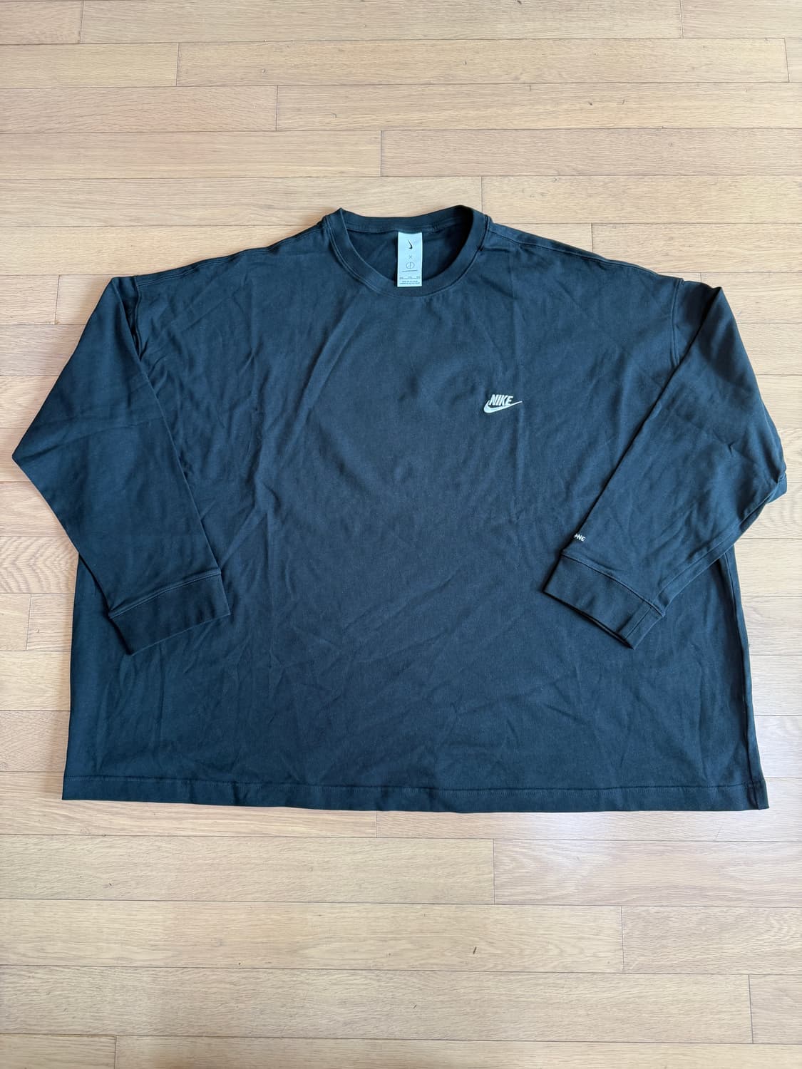 [XXL] 나이키 피스마이너스원 피마원 롱슬리브 긴팔 티셔츠 블랙 지디 상품이미지4