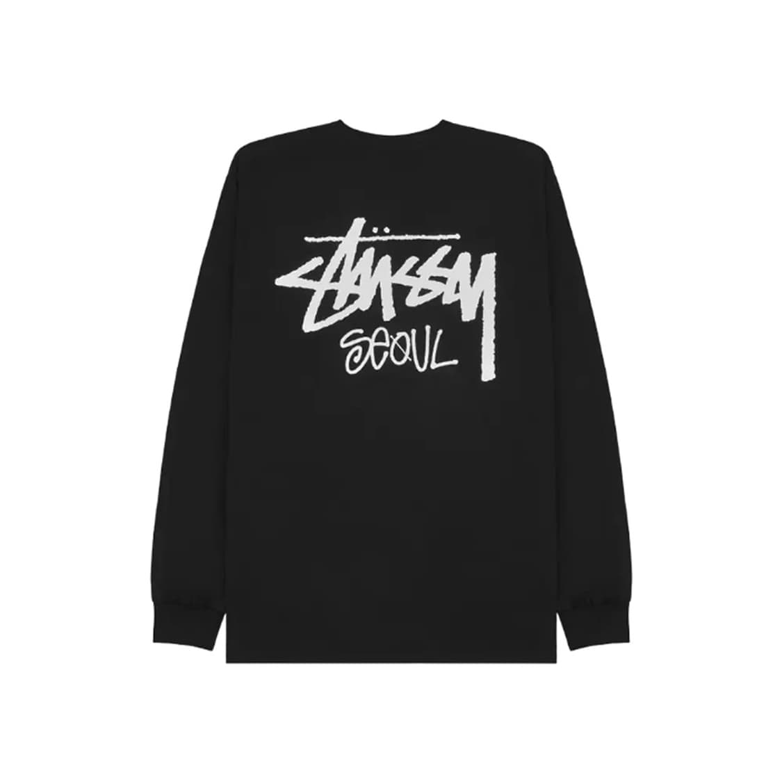 [XL] 스투시 서울 챕터 긴팔 블랙 상품이미지1