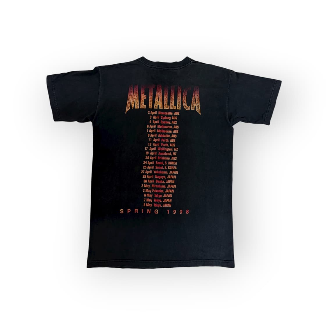 METALLICA 1998 Spring Tour Tee 상품이미지4