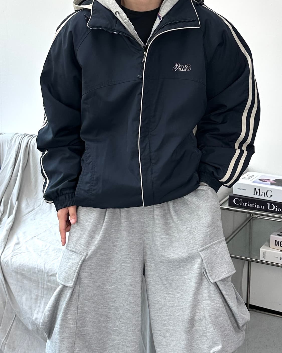 아식스 00s 올드스쿨 누빔 점퍼 110 상품이미지2