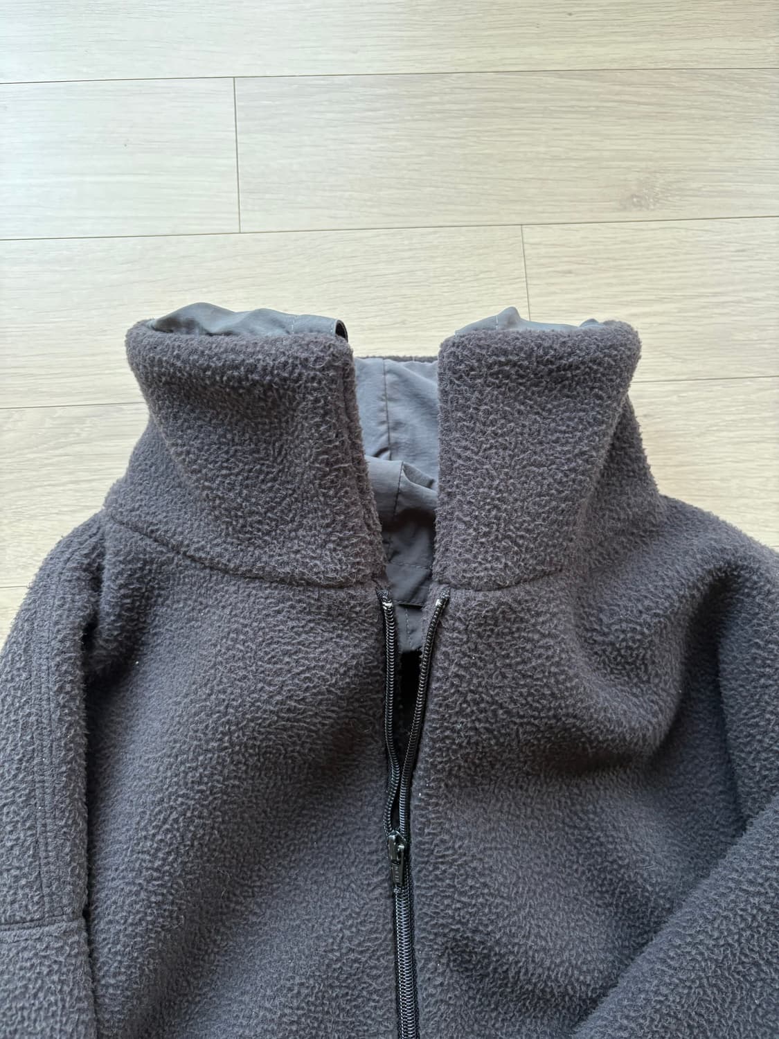 마리아노 Dusty pile 롱 후리스 자켓 상품이미지5