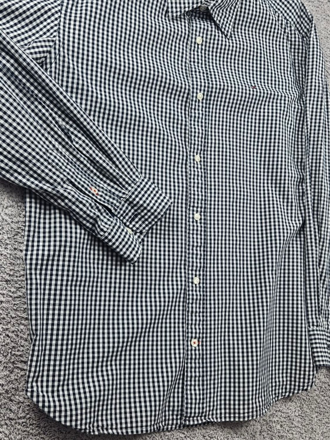 타미힐피거 깅엄 체크 패턴 베이직 셔츠 ( XL ) / 11080 상품이미지6