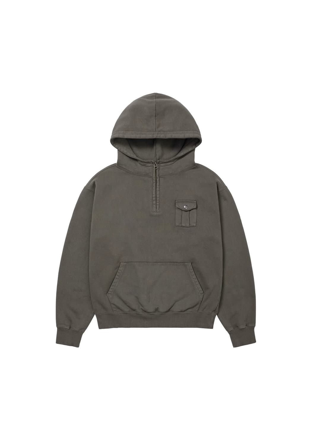 새상품)웰빙익스프레스 포켓 후디 그레이 m 상품이미지1