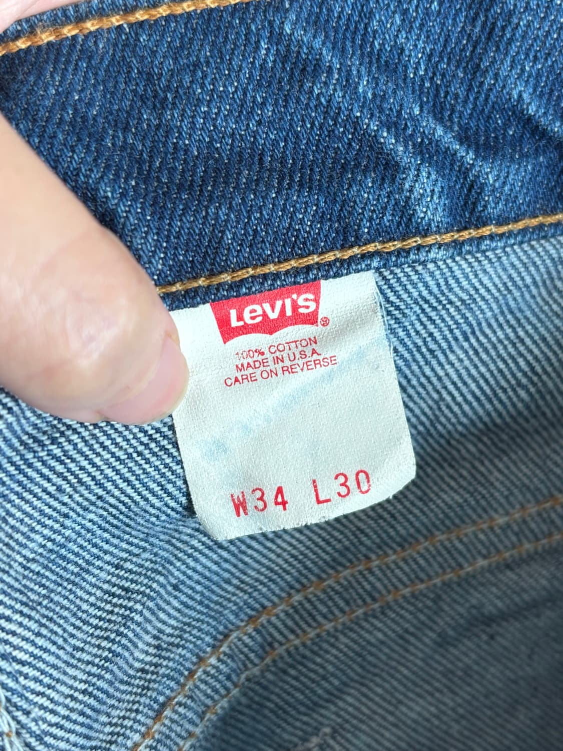 빈티지 리바이스 오렌지탭 517 진청 상품이미지3