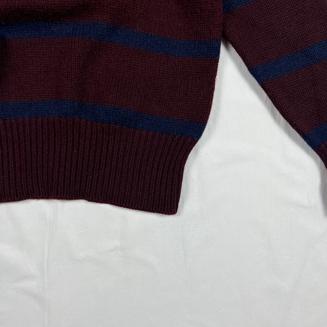 80’s 88년도 폴로랄프로렌 스크리블 로고 스트라이프 니트 상품이미지5