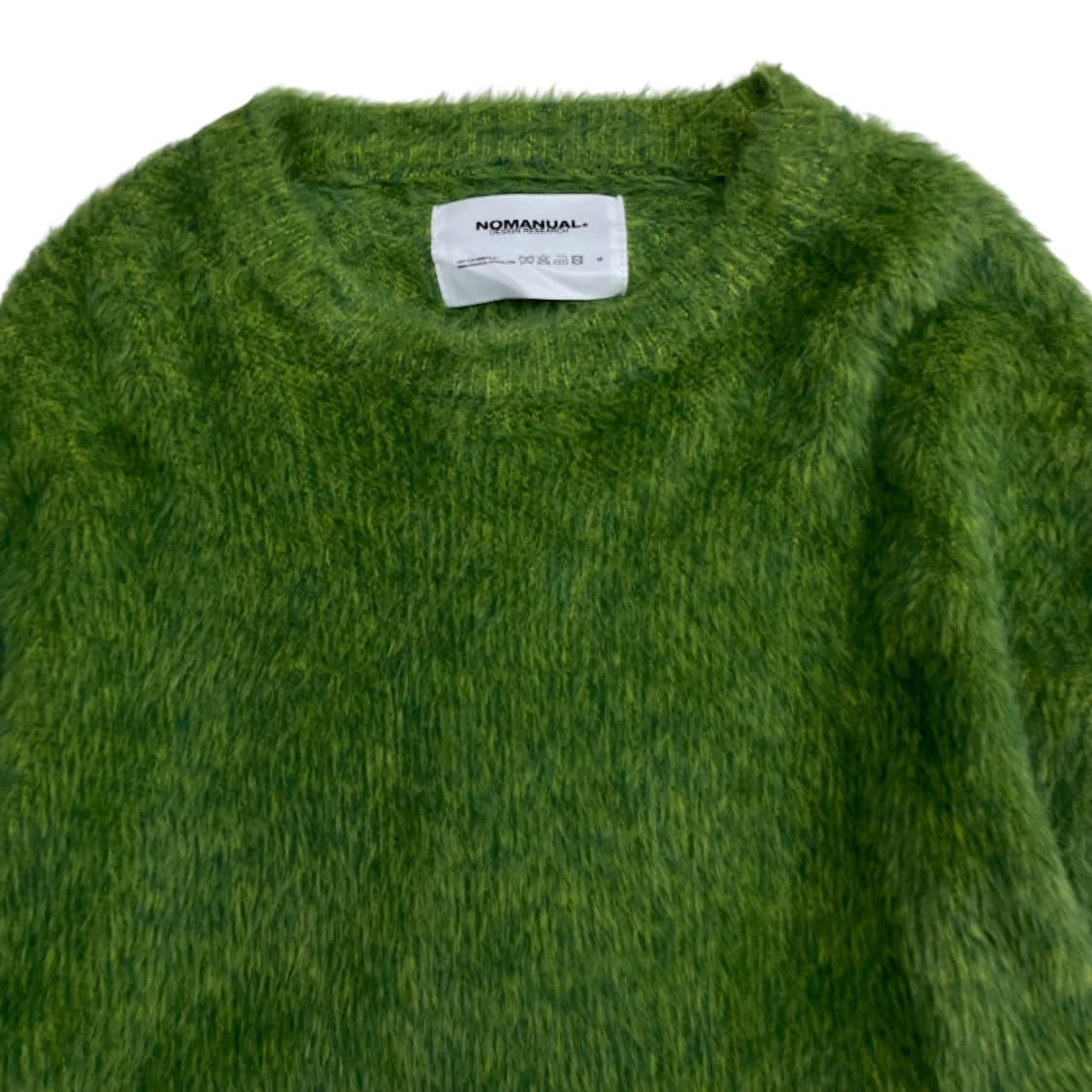 노매뉴얼 그린 앙고라 니트 M 상품이미지4