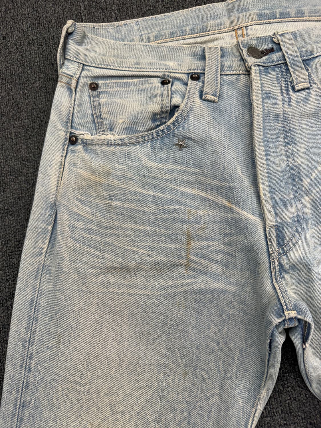 32)00’리바이스 빈티지 47051 일본판 커스텀 데님팬츠 상품이미지3