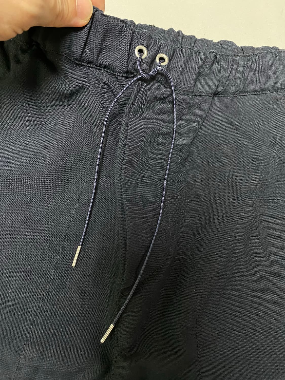 oamc 드로스트링 트라우저 네이비 M 상품이미지2