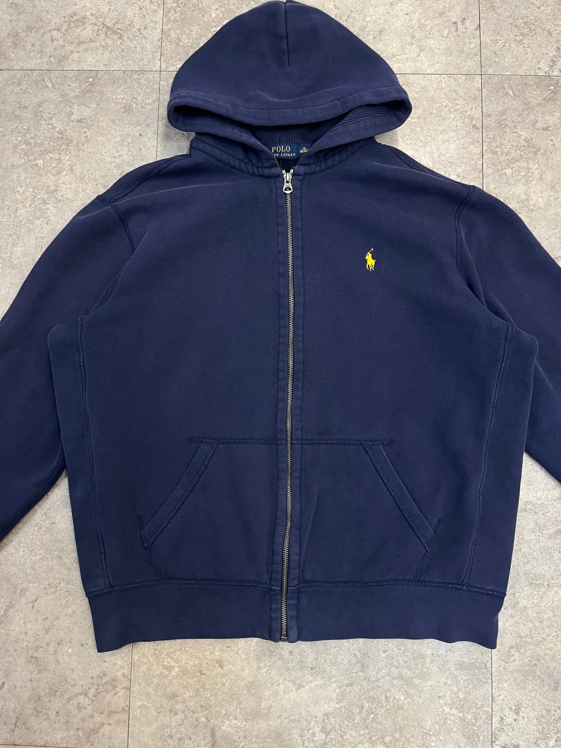 폴로 랄프로렌 기모 후드집업 네이비 XL #csz2472 상품이미지6