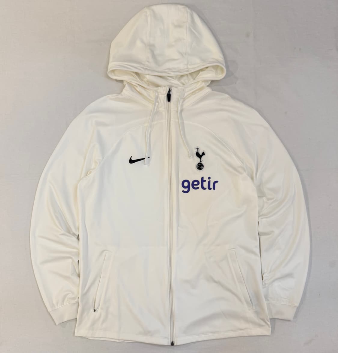 나이키 22-23 토트넘 스트라이크 후드 집업 져지 화이트 상품이미지1