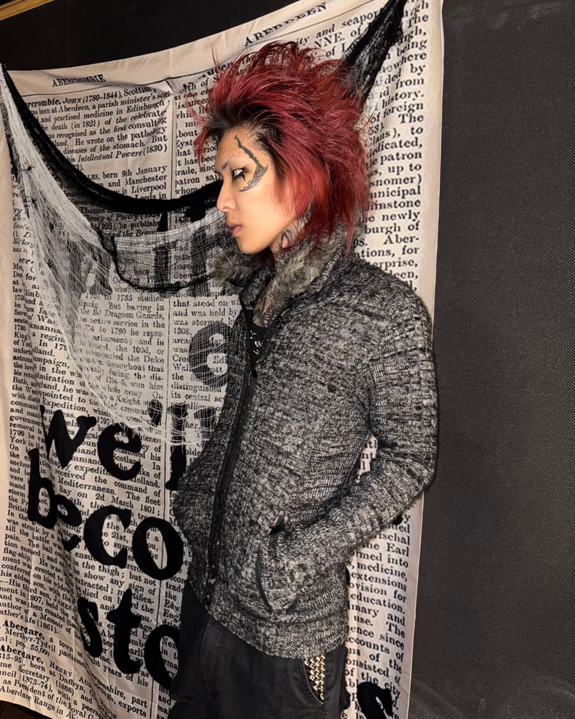 Buffalo bobs Phantom Fur Zip Knit 상품이미지2