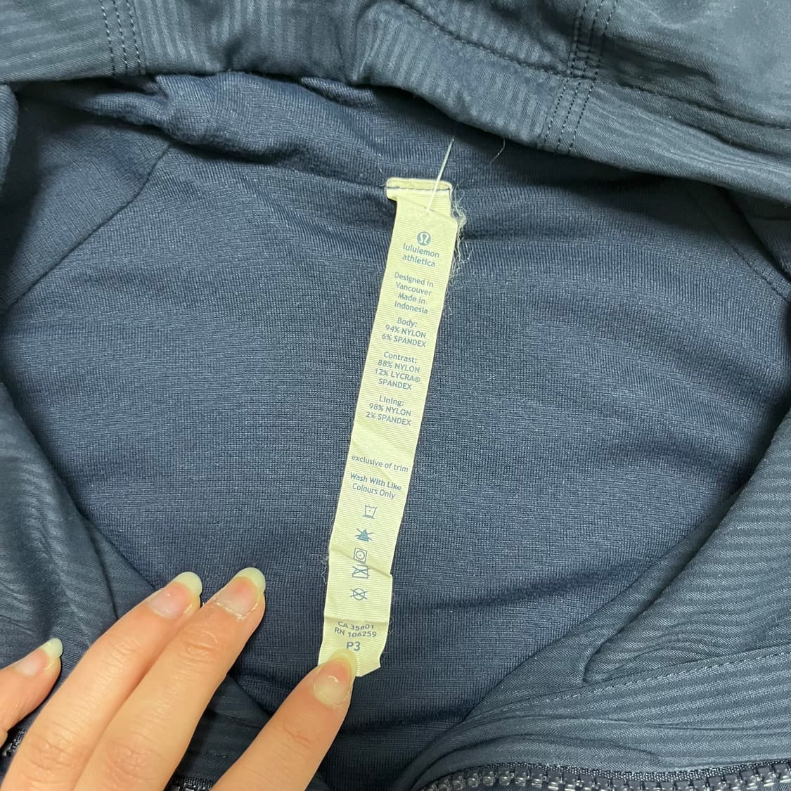 Lululemon navy track top 상품이미지6