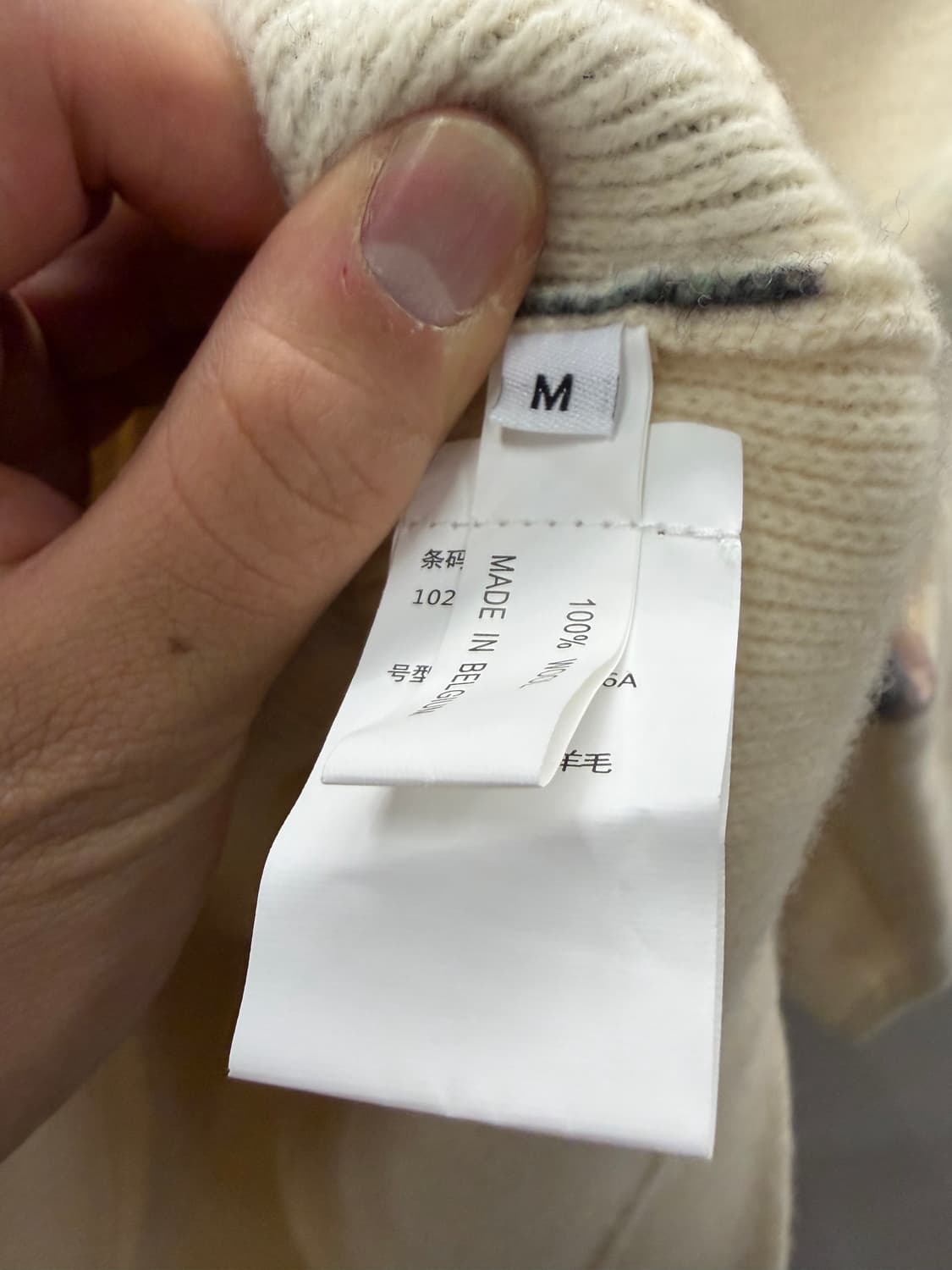 나마체코 X 그레고리 크루드슨 니트 M사이즈 상품이미지5