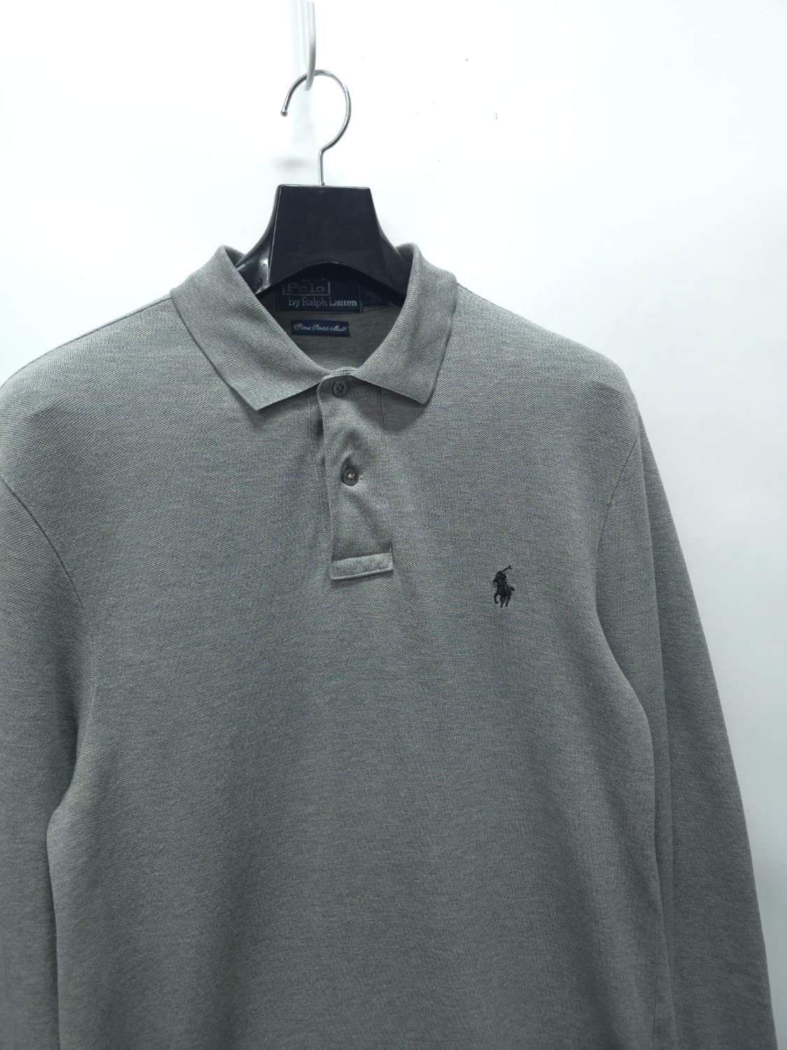 폴로 랄프로렌 00's 피마 코튼 스판 긴팔 카라티(95) 상품이미지4