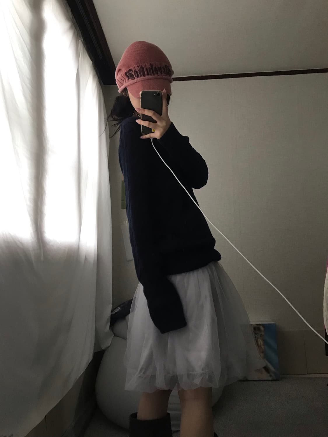 폴로 네이비 케이블 니트 상품이미지3