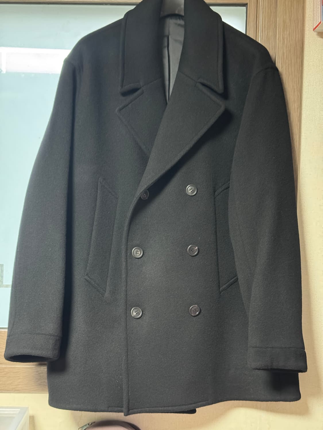 [L]한섬 EQL 오버사이즈 피코트 팝니다 상품이미지2