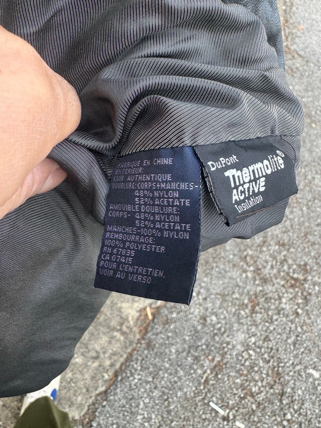 90s 노티카 빈티지 가죽 레더 카 코트 자켓 블랙 상품이미지7