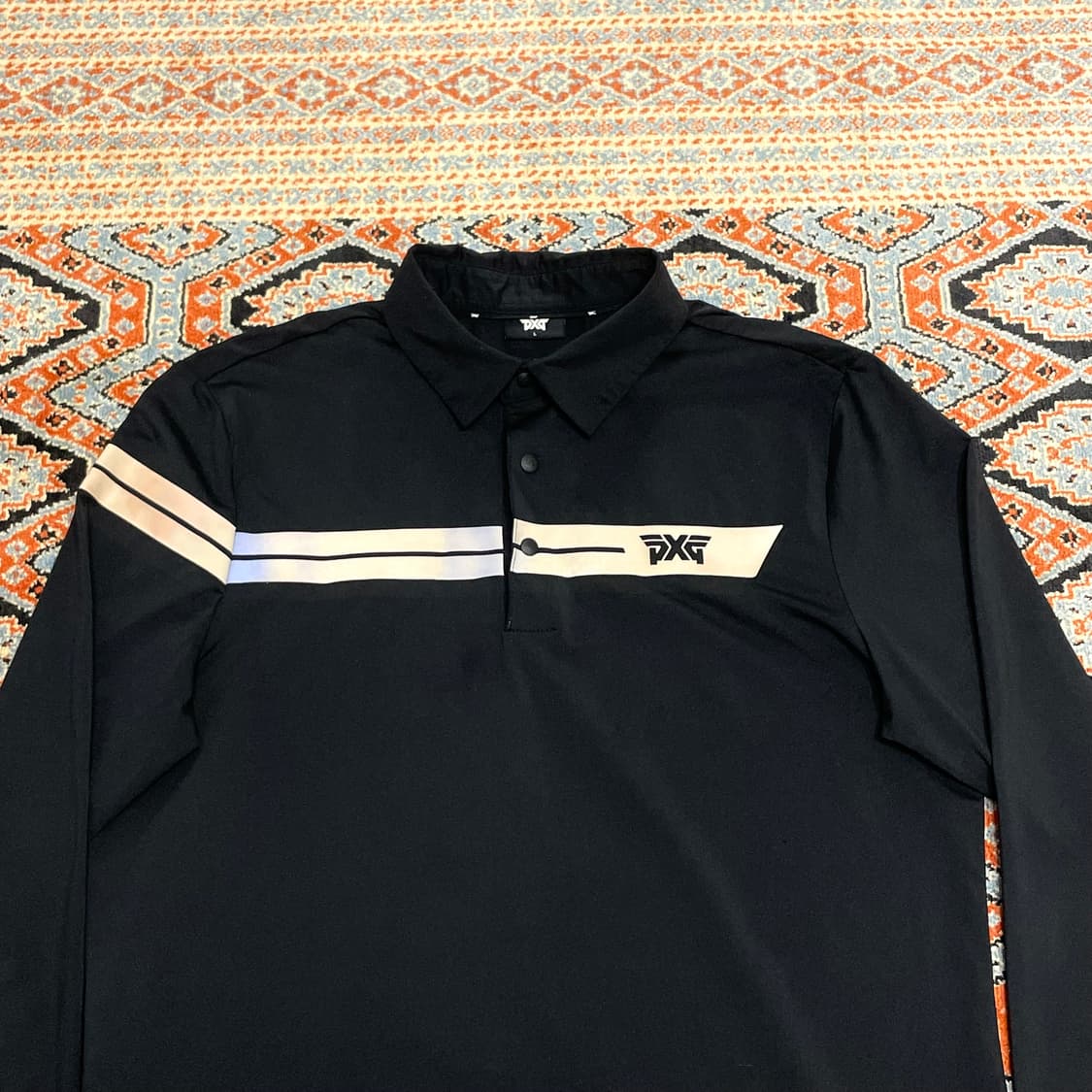 PXG 블랙 기능성 골프 카라티셔츠 남성L 상품이미지2