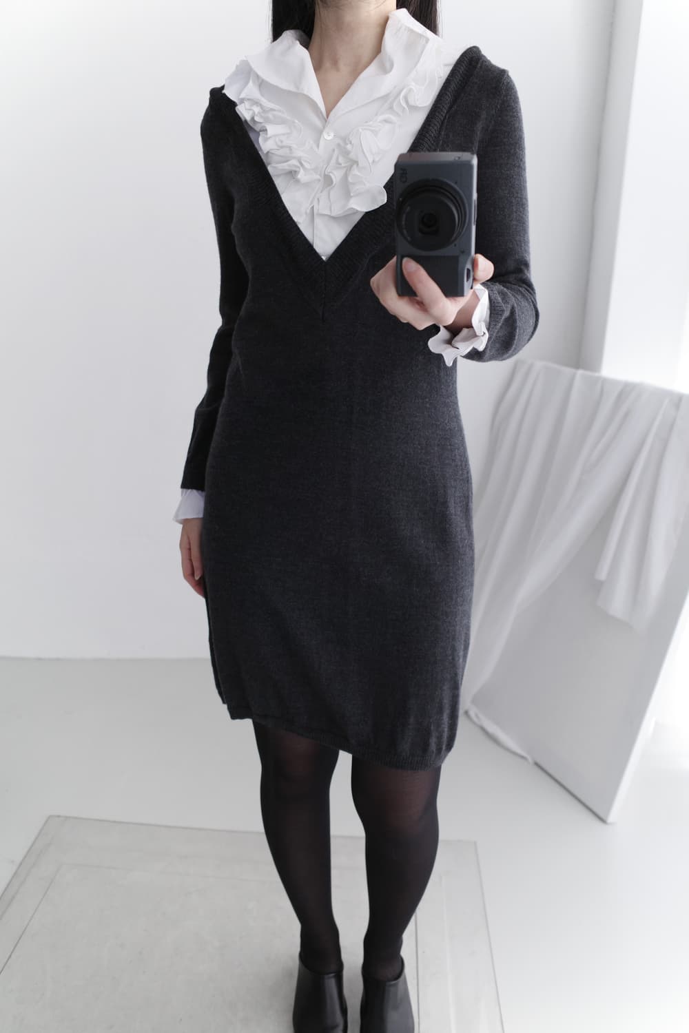 ritsuko shirahama) frill layered dress 상품이미지7