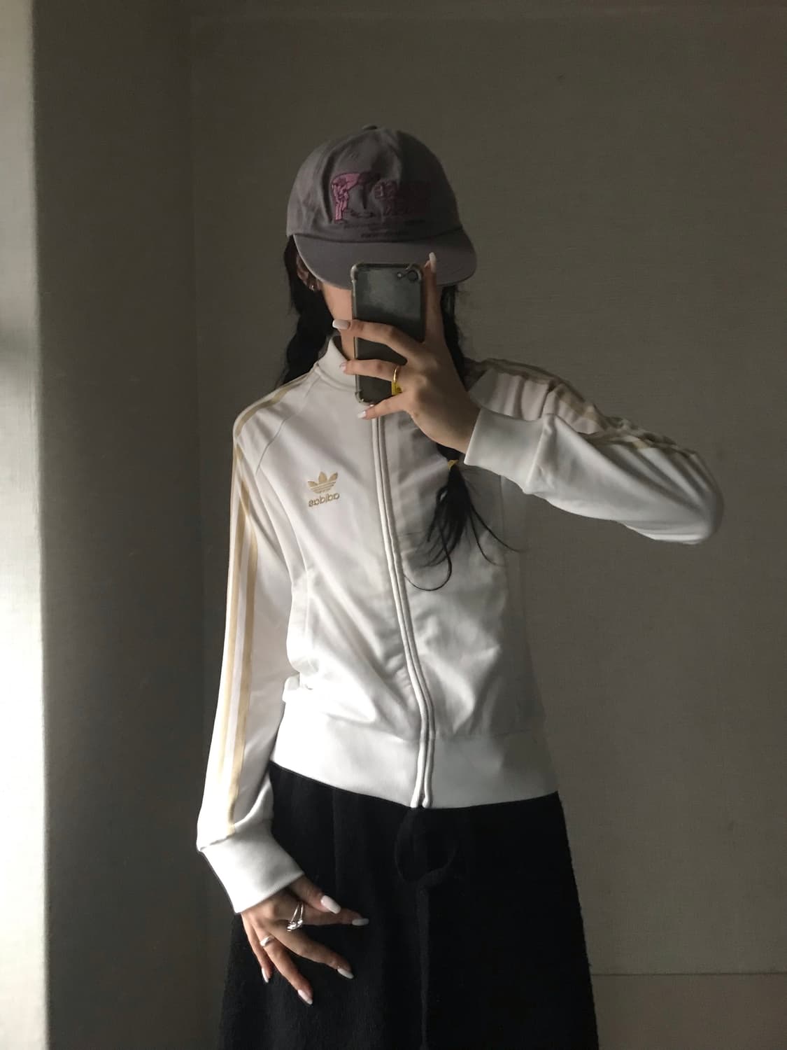 아디다스 화이트 골드 져지 상품이미지3