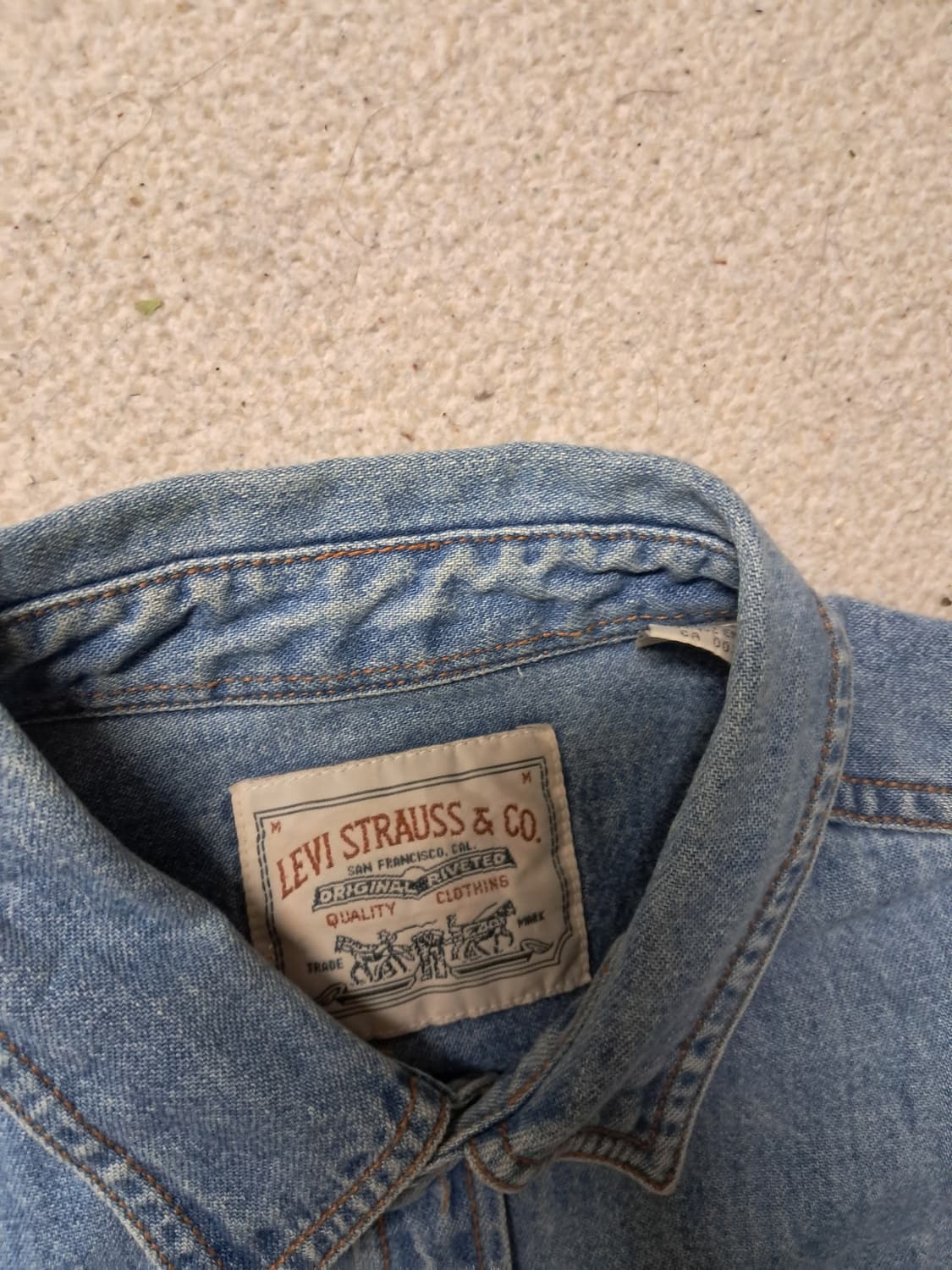 리바이스90s 데님셔츠 상품이미지3