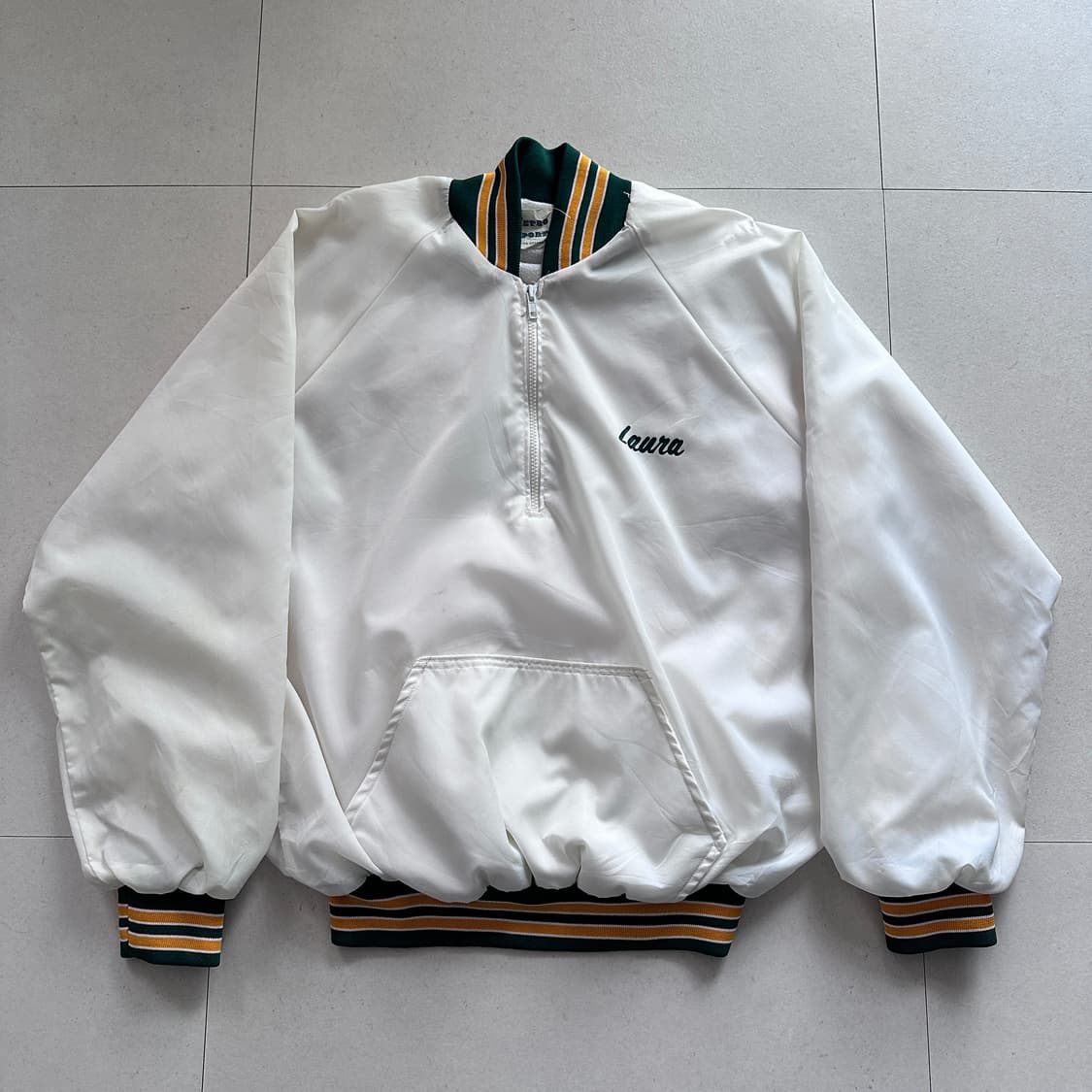 90s 빈티지 미국 생산 로체스터 메이요 바람막이 웜업자켓  상품이미지2