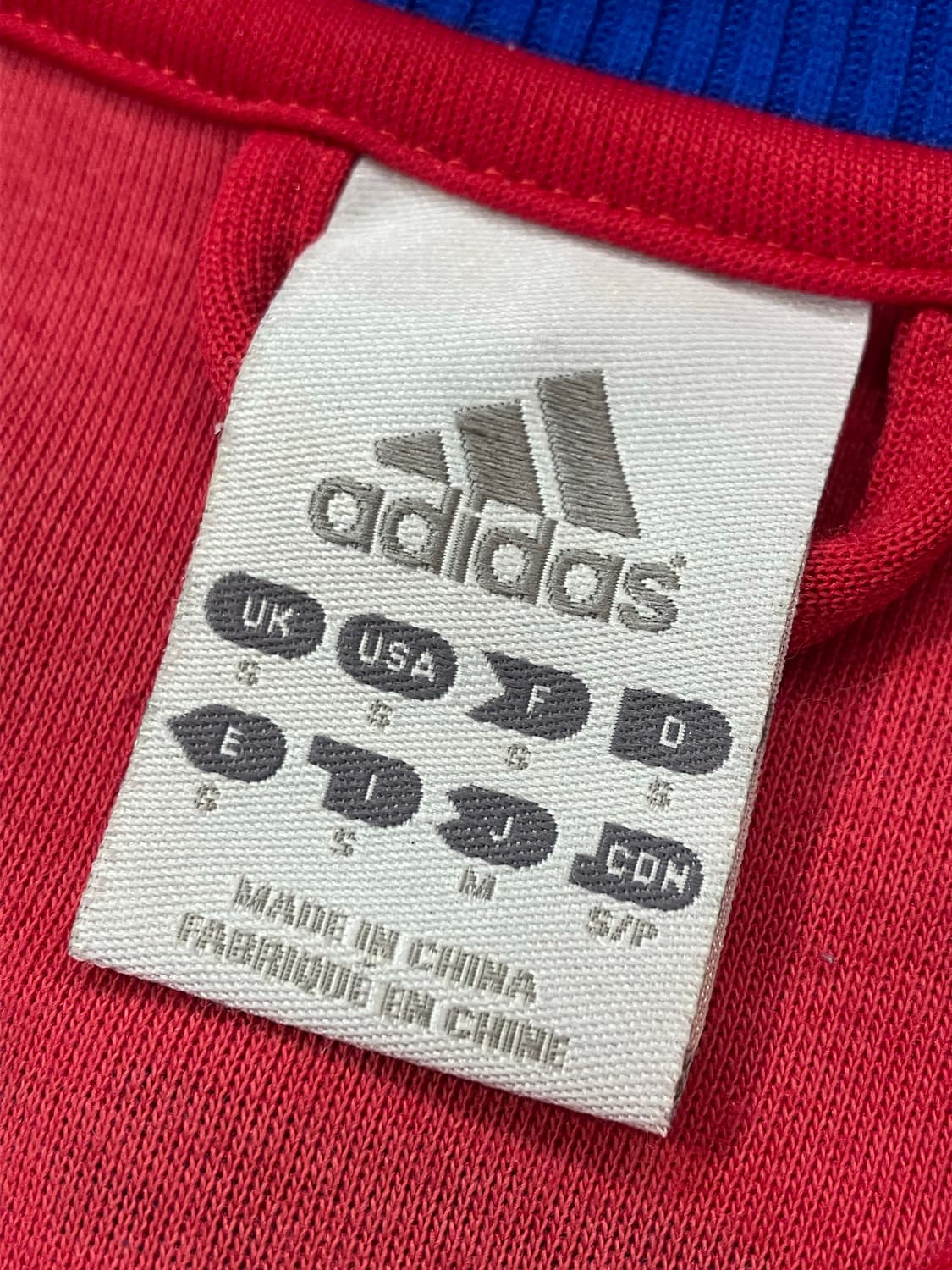 아디다스 에크라나스 유로파 트랙탑 져지 레드 S #csz2500 상품이미지4