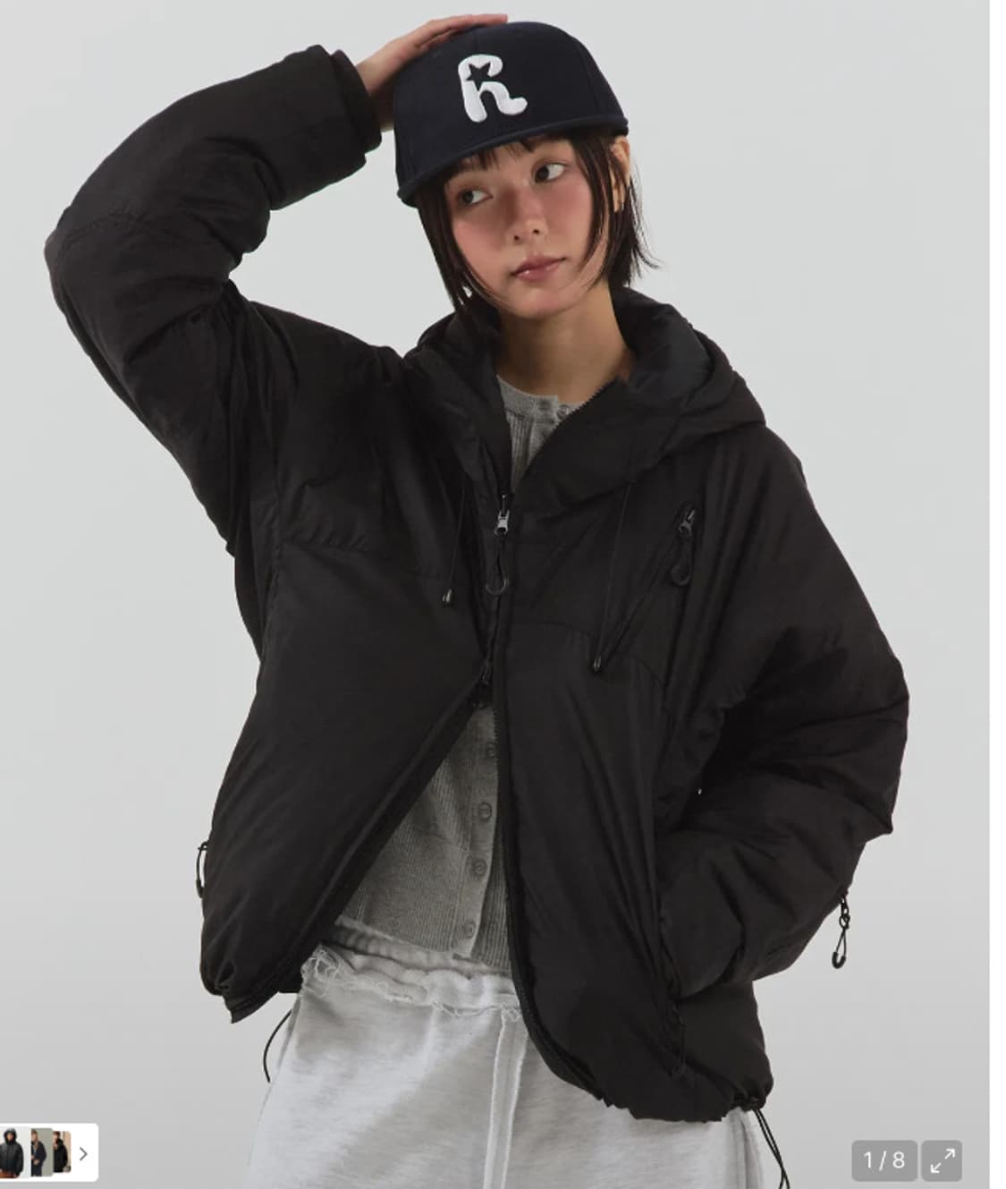 (구해요or교환) 패러킷 리버시블 신슐레이트 패디드 점퍼 (블랙s) 상품이미지1