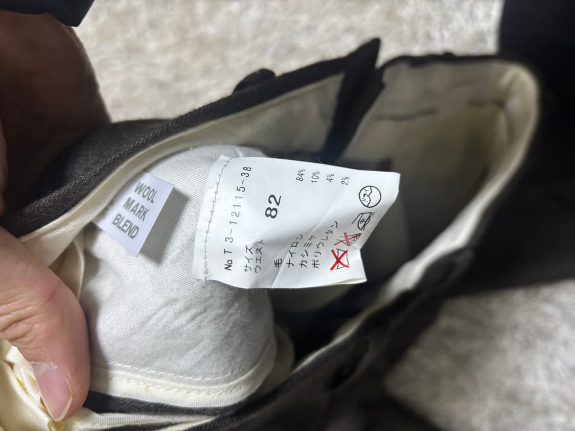 일제 닥스 32인치 울 슬랙스 상품이미지5