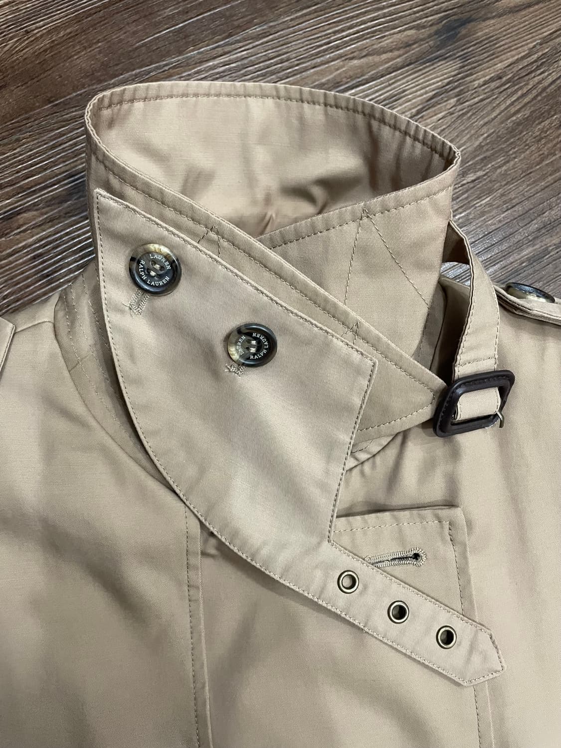 폴로 랄프로렌 더블 브레스트 트렌치 코트 베이지 상품이미지9