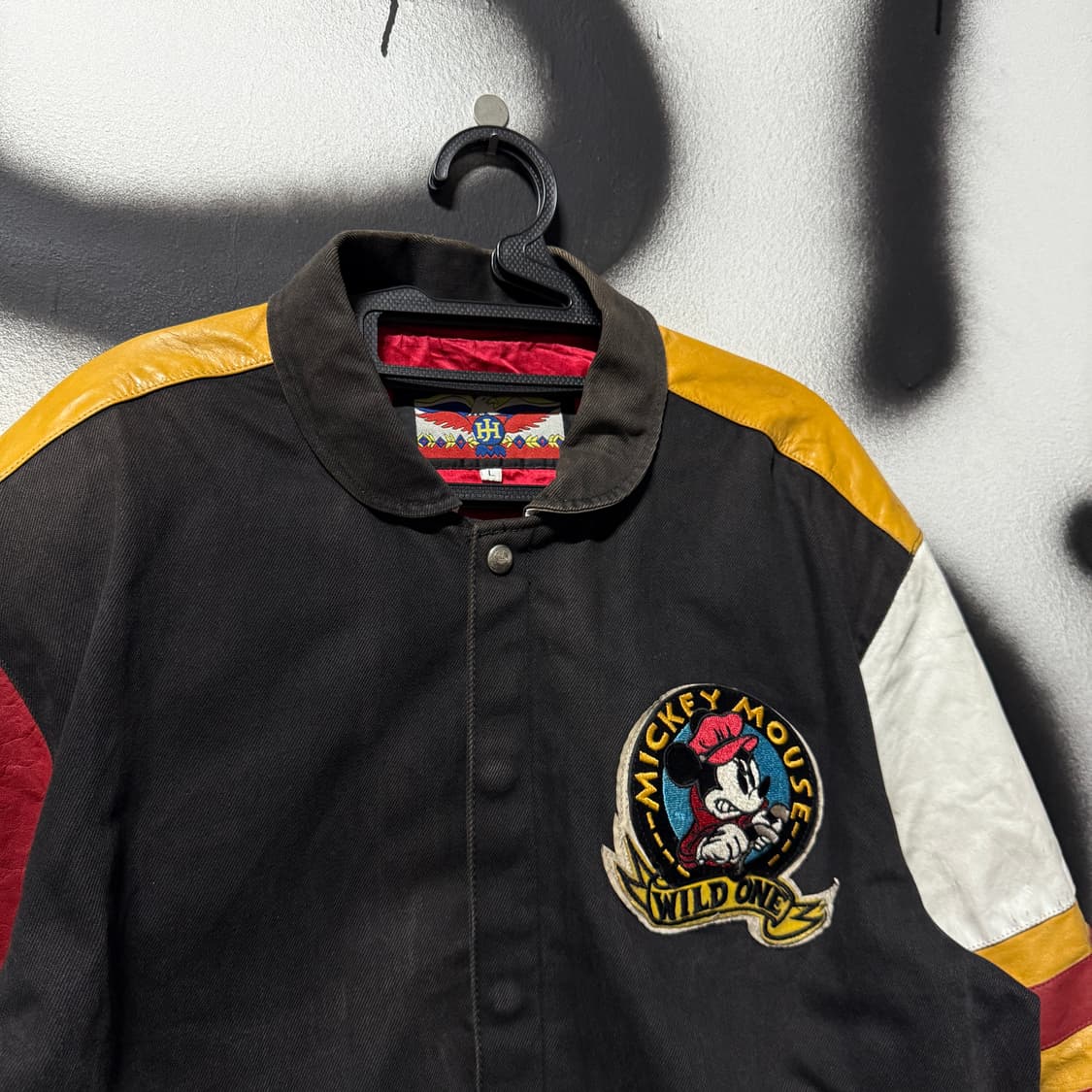 90s 제프 해밀턴 x 디즈니 올드스쿨 바시티 자켓 상품이미지3