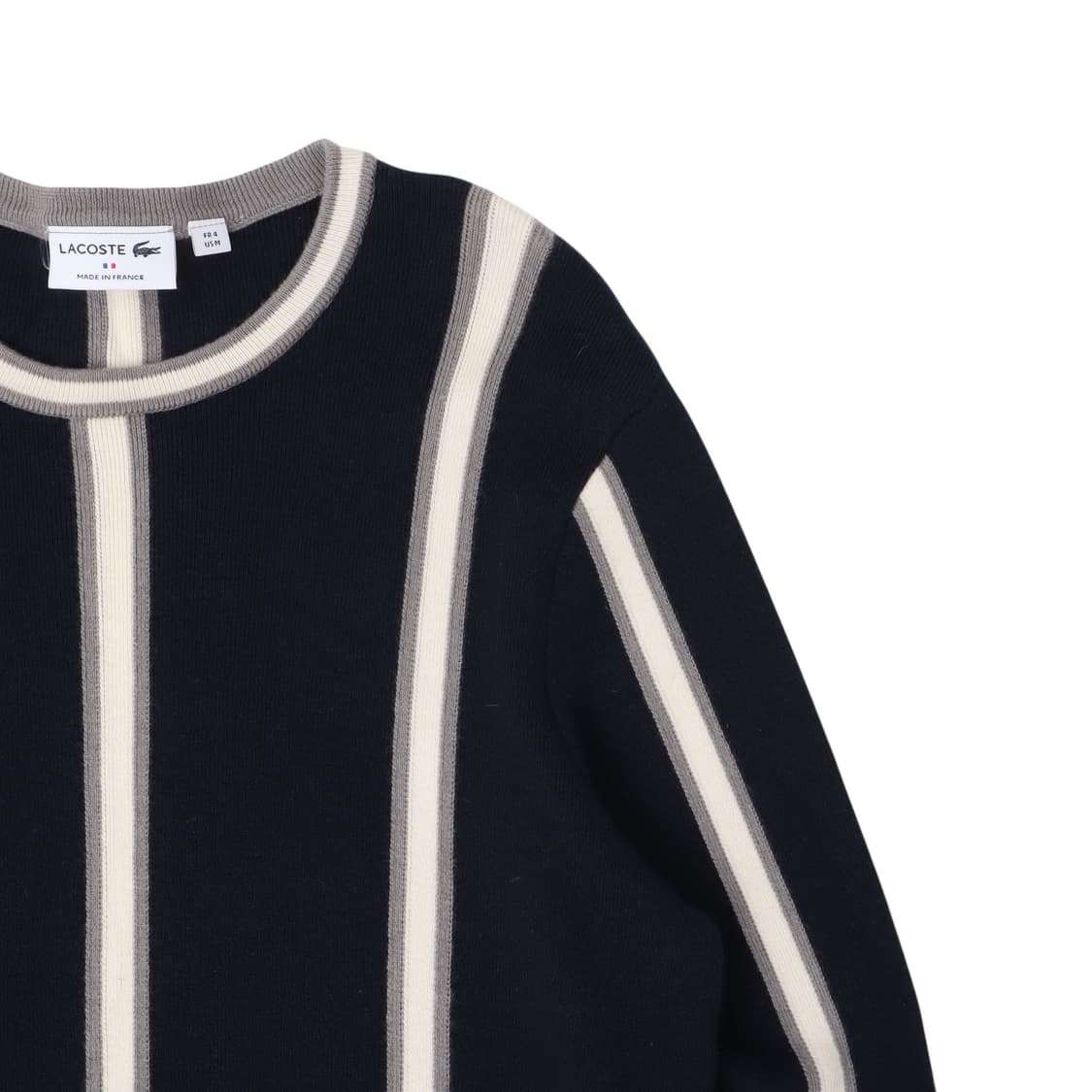 라코스테 스트라이프 울 니트 스웨터 상품이미지3