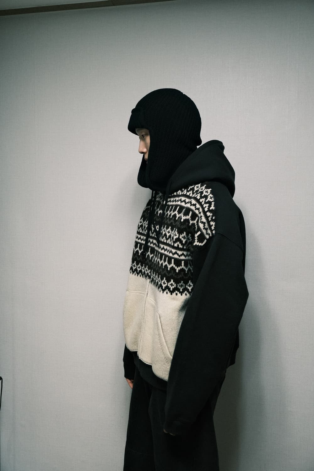 준야와타나베 x 팔라스 24FW 니트 후디 상품이미지4