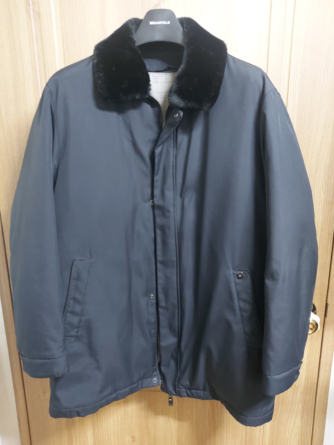 마에스트로 덕다운 무스탕 점퍼 상품이미지1