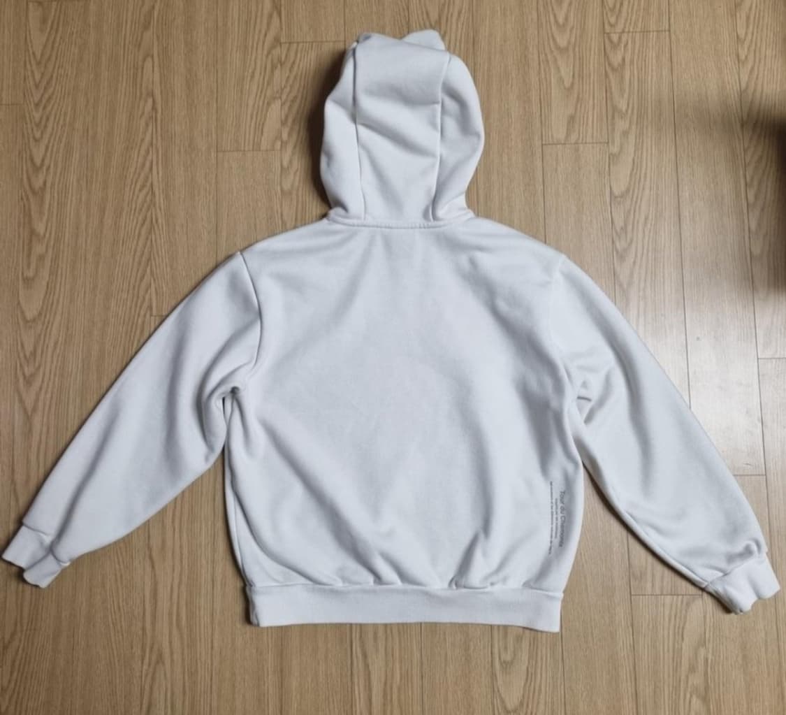 EIDER 아이더 우먼 베이직 크림 후드티셔츠 90 상품이미지2