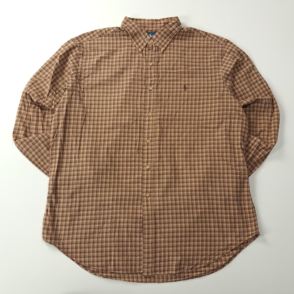 CK411 XL 폴로 00s 타터솔체크 클래식 프레피 셔츠 남방 상품이미지1