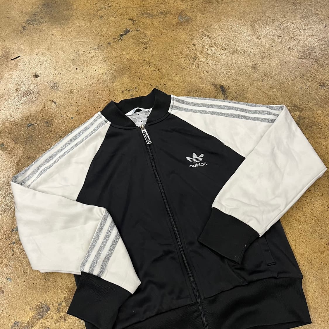 아디다스 흰검 실버 져지 트랙탑 100 상품이미지1