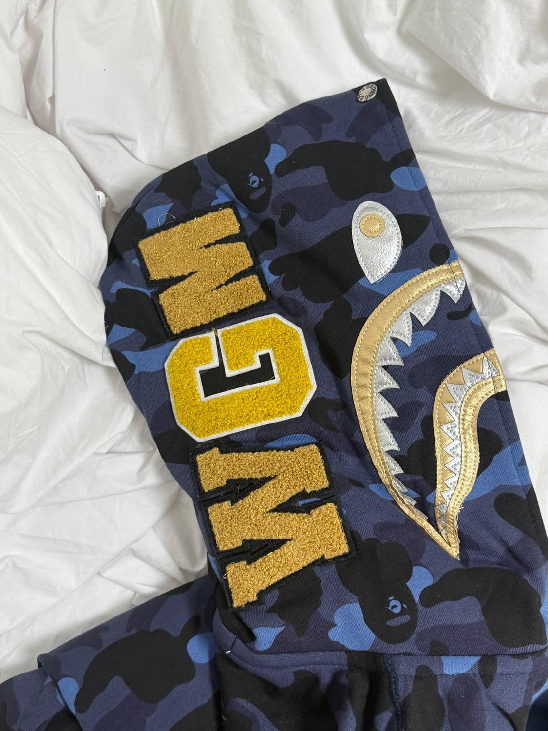 베이프 더블샤크후드 청계 금장 상품이미지4