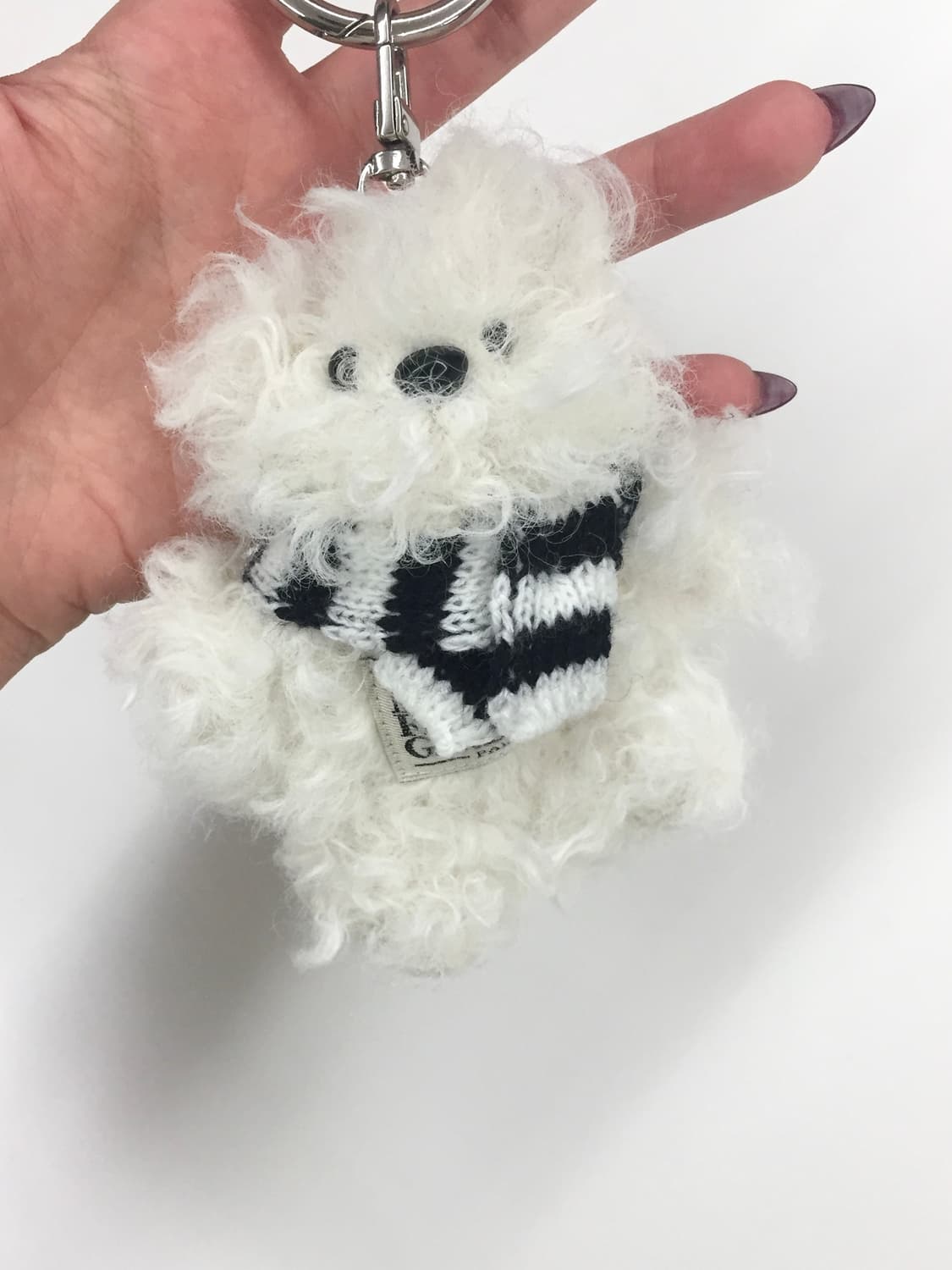 마리떼 프랑소와 저버 곰돌이 키링 화이트 상품이미지5