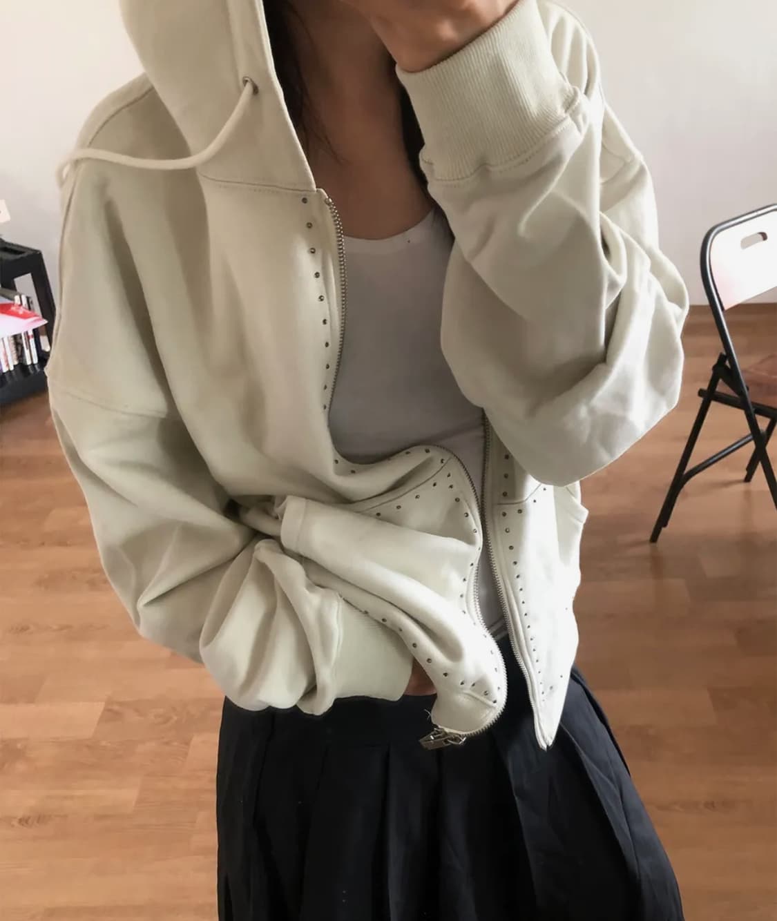 플레이스 스튜디오 후드집업 상품이미지1