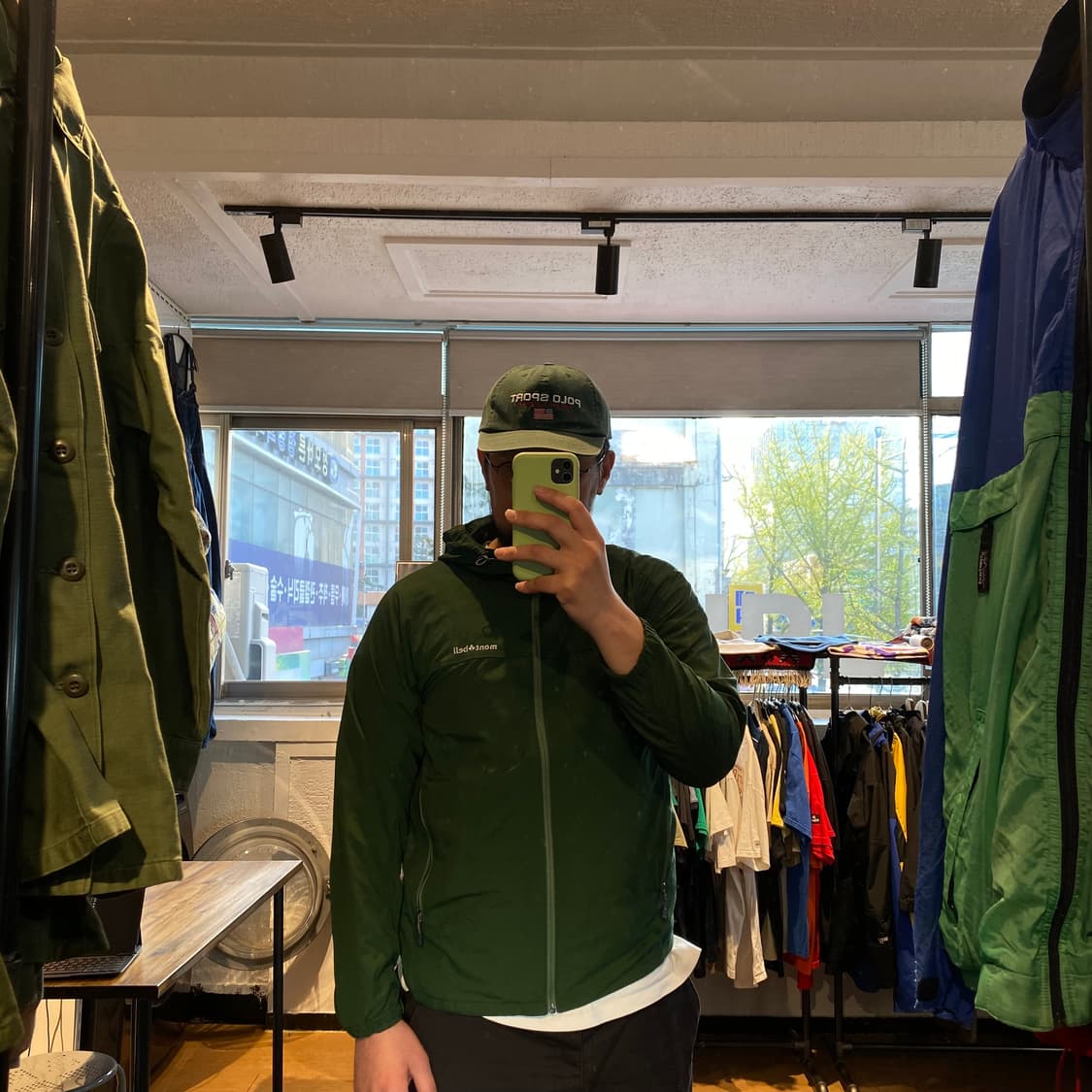 🌊Mont-Bell deep green O.D parka 상품이미지8