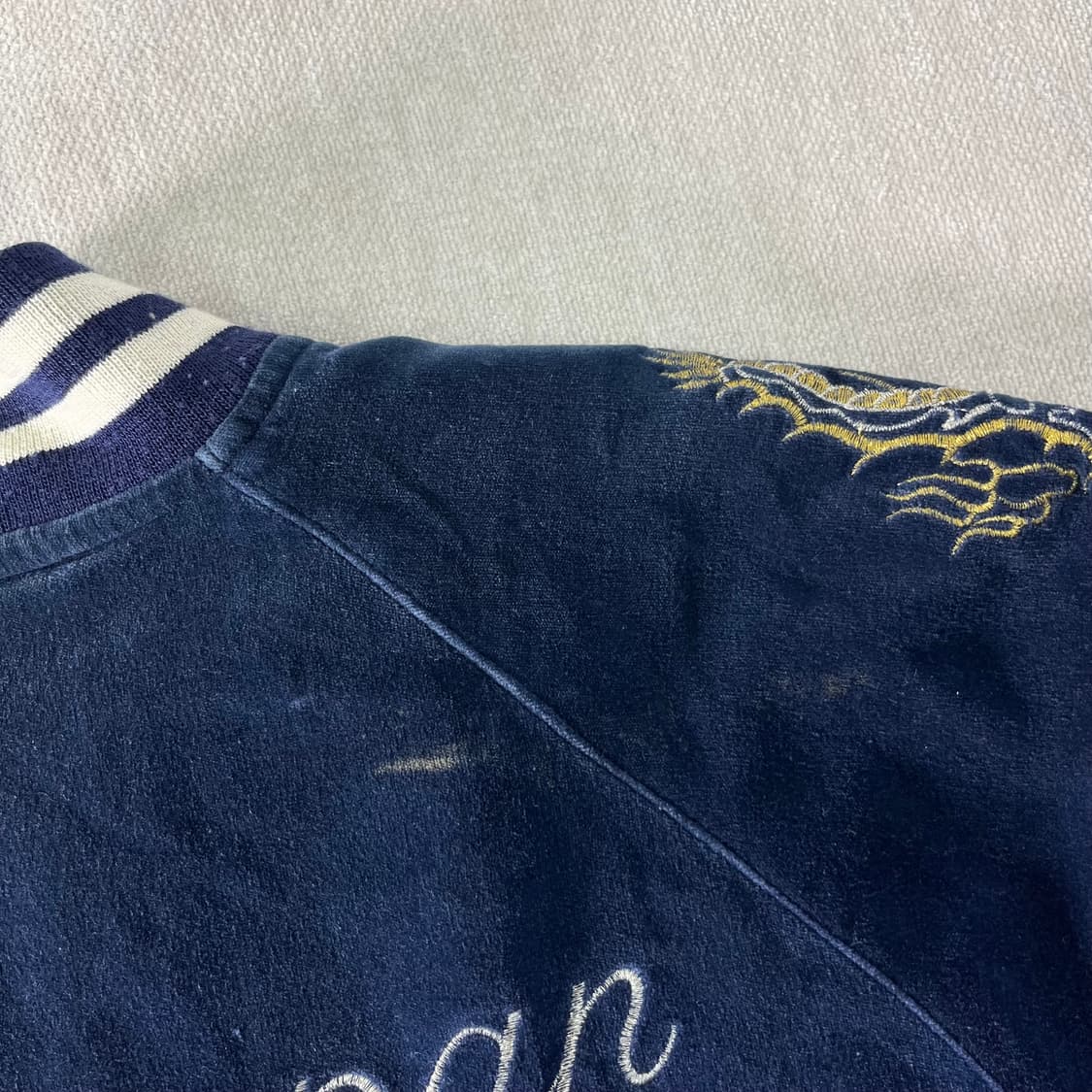 100 일본 bbh 벨벳 스카쟌 자켓 상품이미지5