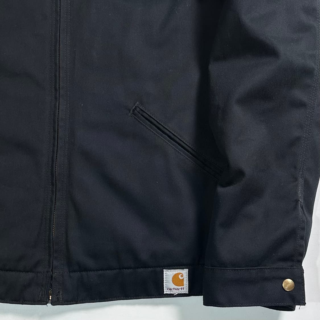 칼하트 블랙 트윌 자켓   상품이미지4