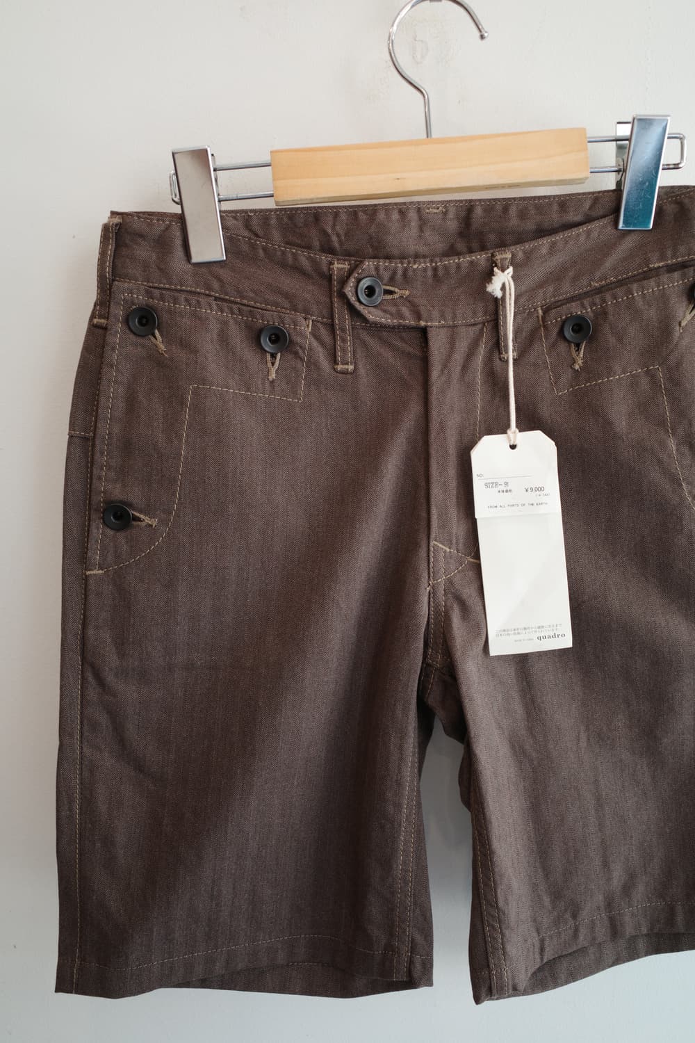 quadro 헤링본 워크 쇼츠 (MADE IN JAPAN) 상품이미지2