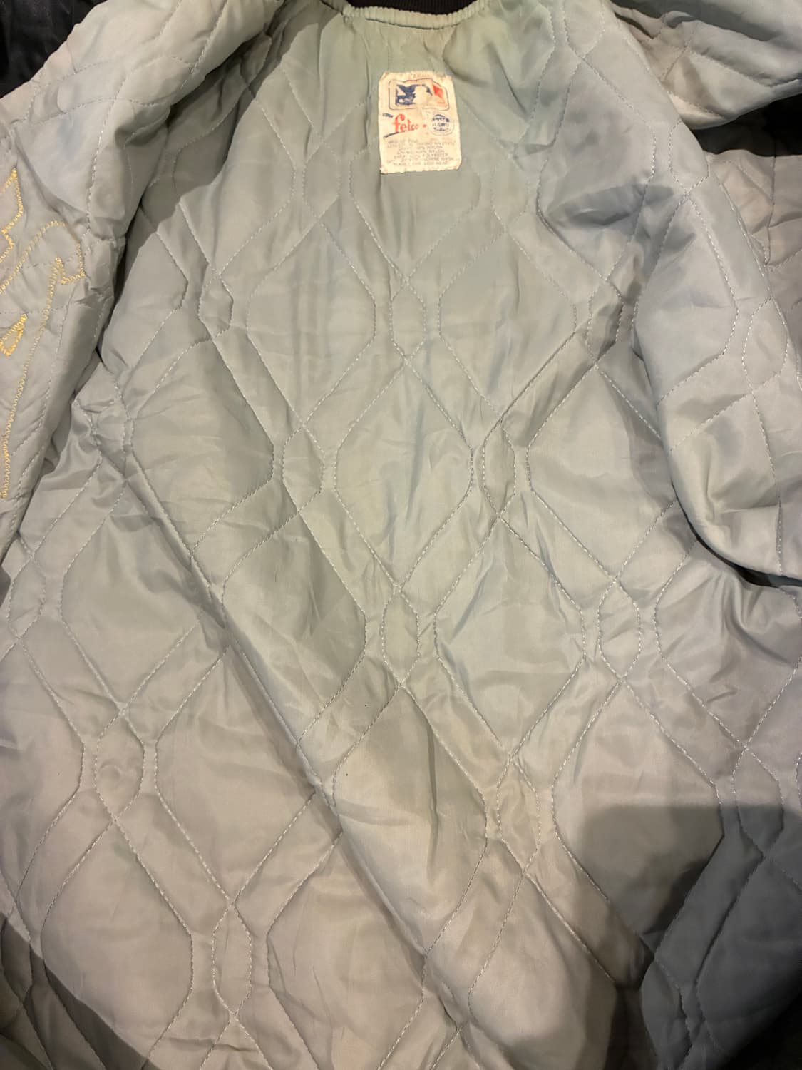 L) felco MLB 오클랜드 애슬레틱스 바시티 자켓 상품이미지6