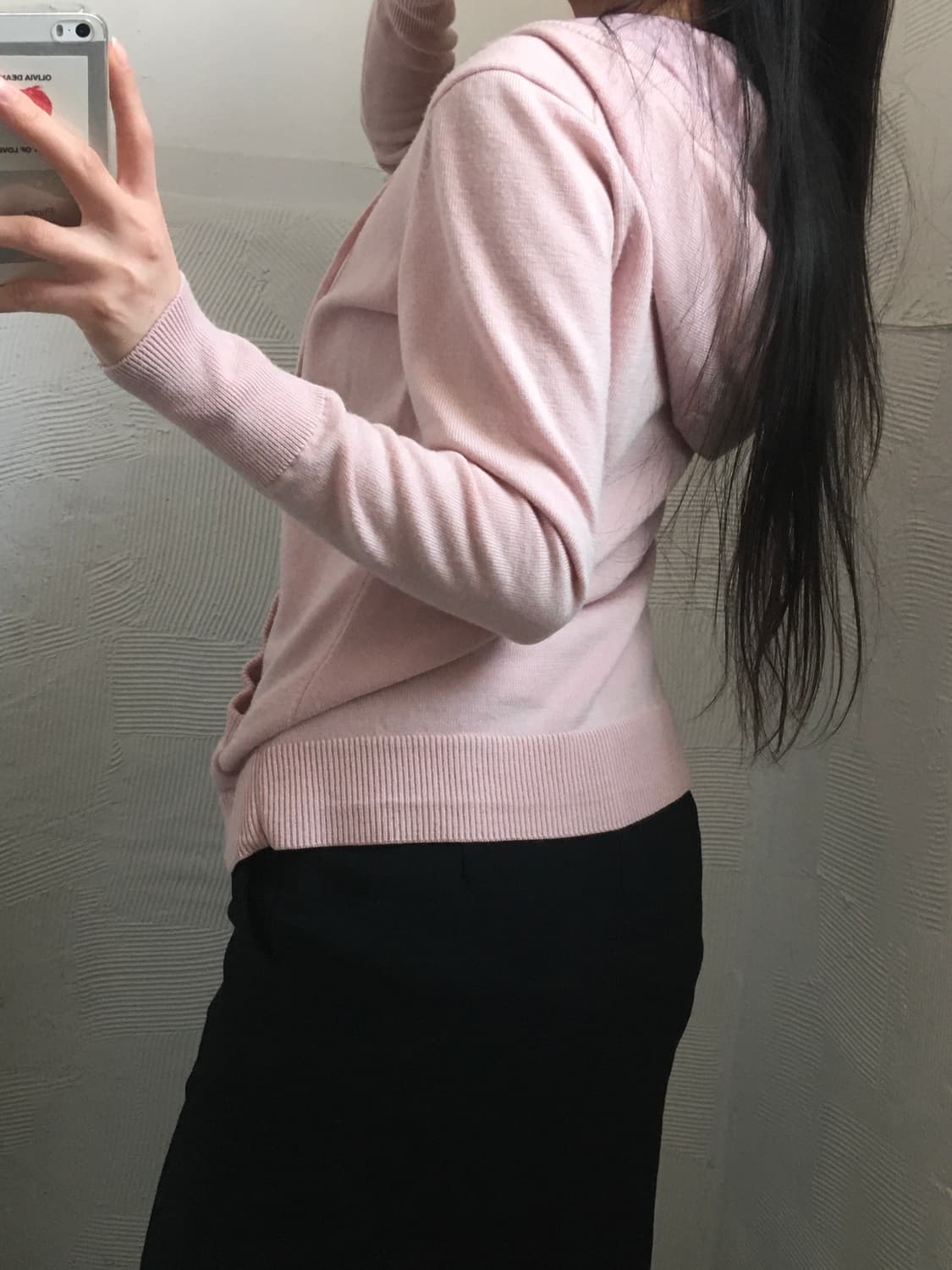 Burberry 버버리 핑크 울 후드집업 상품이미지3