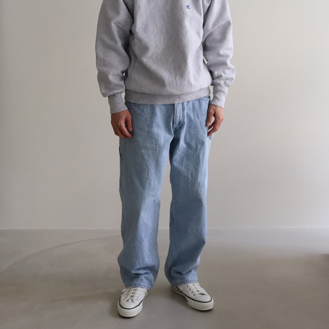 1990s HBT Denim Carpenter Pants 상품이미지10